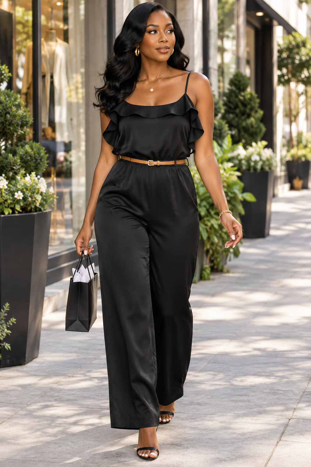 Ruffle Chic Jumpsuit