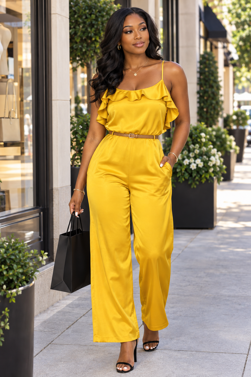 Ruffle Chic Jumpsuit