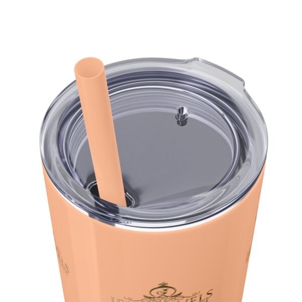 JEK Travels Skinny Tumbler with Straw, 20oz - Image 25