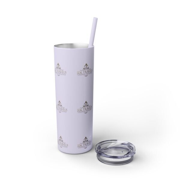 JEK Travels Skinny Tumbler with Straw, 20oz - Image 42