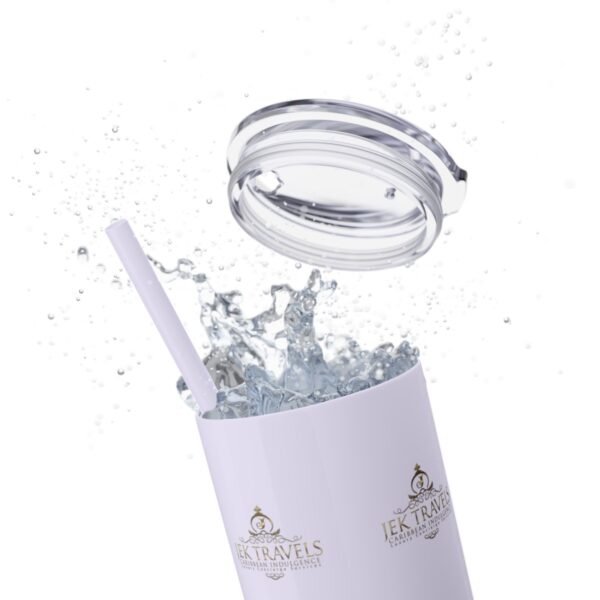 JEK Travels Skinny Tumbler with Straw, 20oz - Image 44