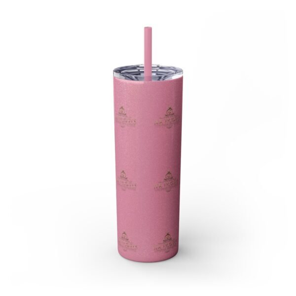 JEK Travels Skinny Tumbler with Straw, 20oz - Image 46