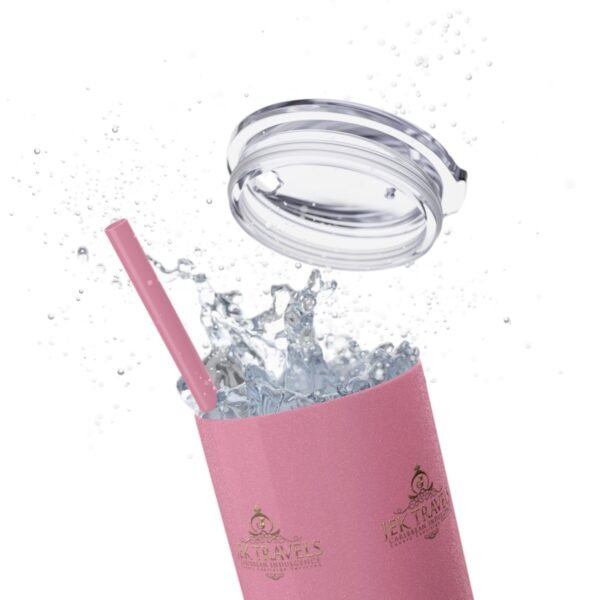 JEK Travels Skinny Tumbler with Straw, 20oz - Image 53