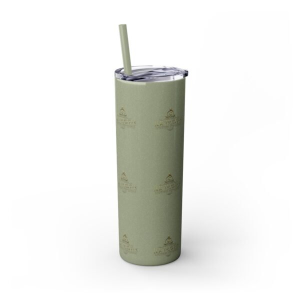 JEK Travels Skinny Tumbler with Straw, 20oz - Image 58