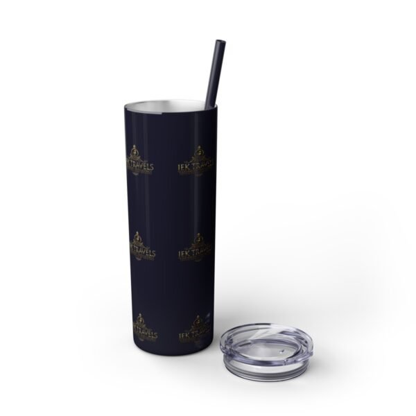 JEK Travels Skinny Tumbler with Straw, 20oz - Image 69
