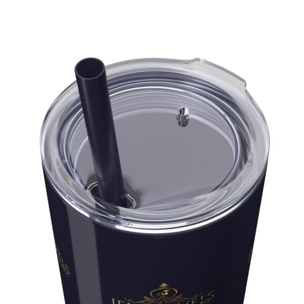 JEK Travels Skinny Tumbler with Straw, 20oz - Image 70