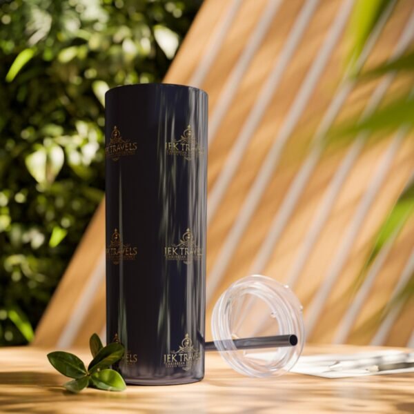 JEK Travels Skinny Tumbler with Straw, 20oz - Image 72