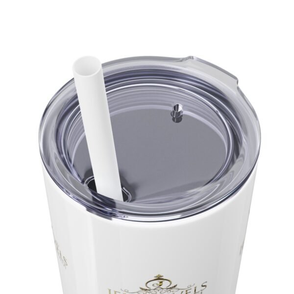 JEK Travels Skinny Tumbler with Straw, 20oz - Image 79
