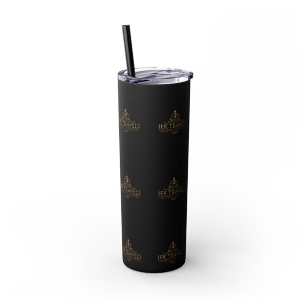 JEK Travels Skinny Tumbler with Straw, 20oz - Image 85