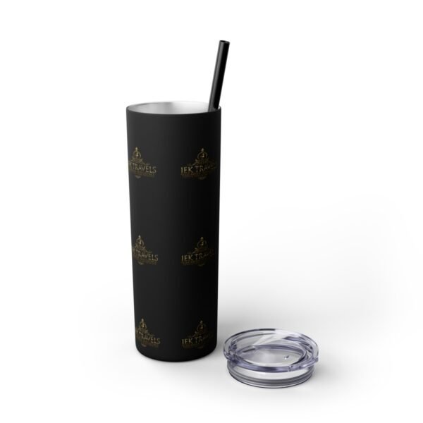 JEK Travels Skinny Tumbler with Straw, 20oz - Image 87