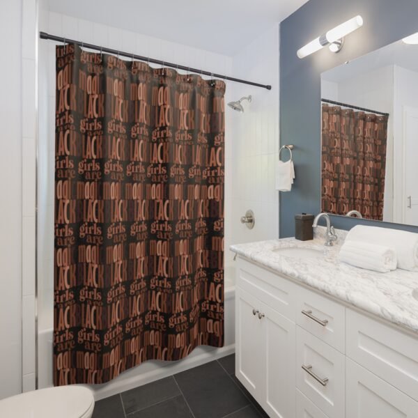 Black Girls Are Magic Shower Curtains