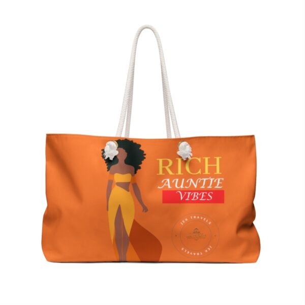 Rich Auntie Vibes Crusta Weekender Bag - Image 2