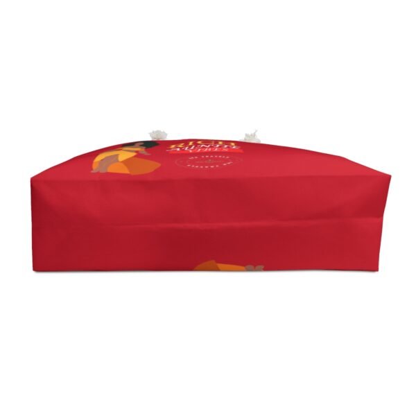 Rich Auntie Vibes Red Weekender Bag - Image 4