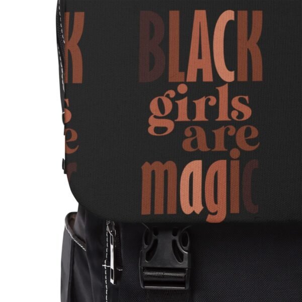 Black Girls Are Magic Casual Shoulder Backpack - Image 5