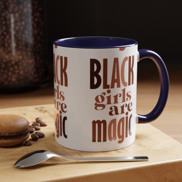 Black Girls Are Magic Accent Coffee Mug, 11oz - Image 17