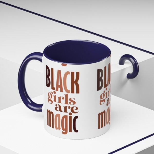 Black Girls Are Magic Accent Coffee Mug, 11oz - Image 18