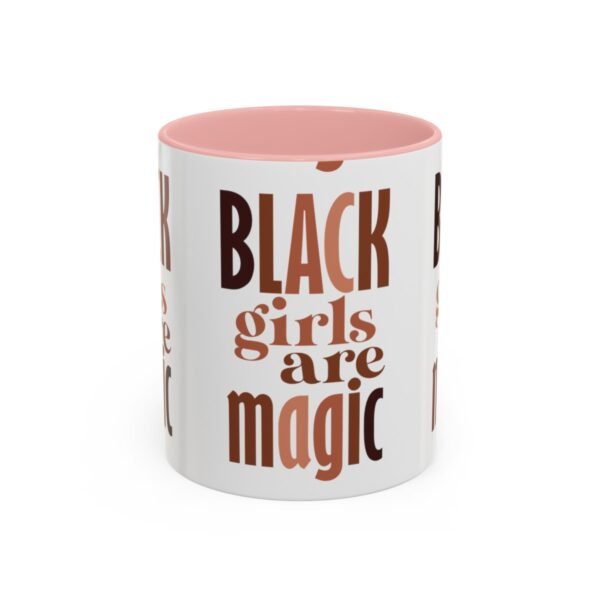 Black Girls Are Magic Accent Coffee Mug, 11oz