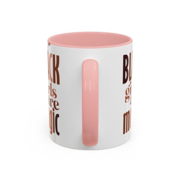 Black Girls Are Magic Accent Coffee Mug, 11oz - Image 4