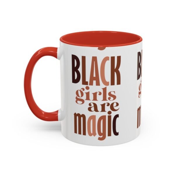 Black Girls Are Magic Accent Coffee Mug, 11oz - Image 21