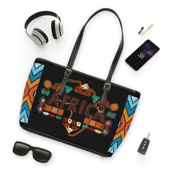 Africa Leather Shoulder Bag - Image 7