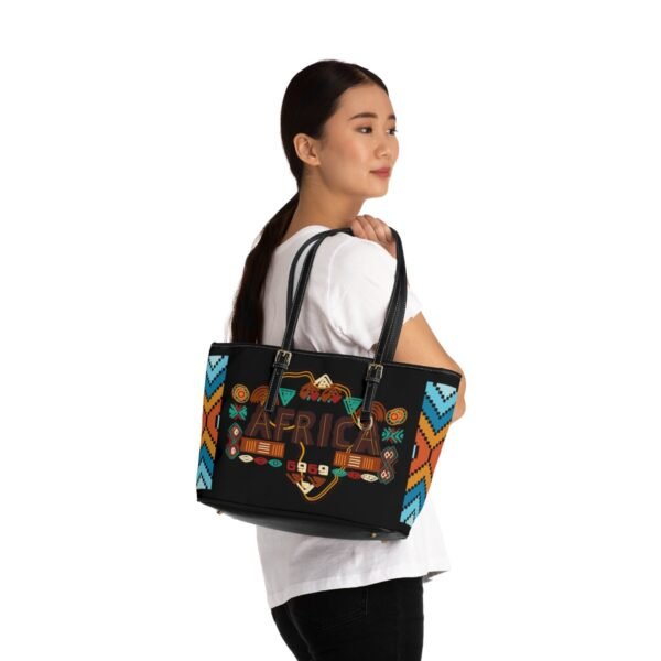 Africa Leather Shoulder Bag - Image 8