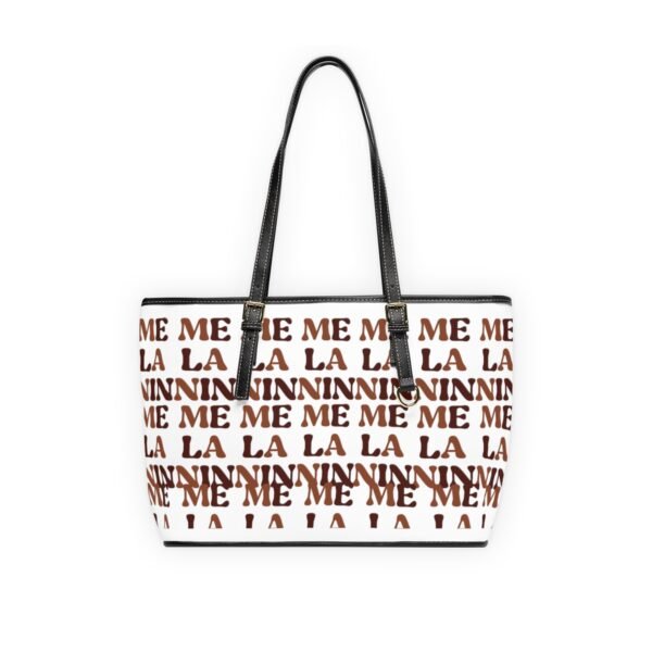 Melanin Leather Shoulder Bag - Image 6