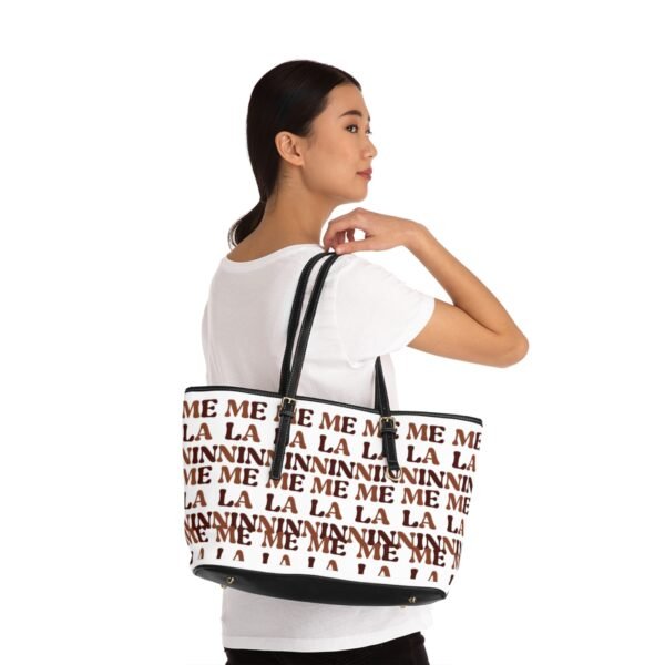 Melanin Leather Shoulder Bag - Image 4