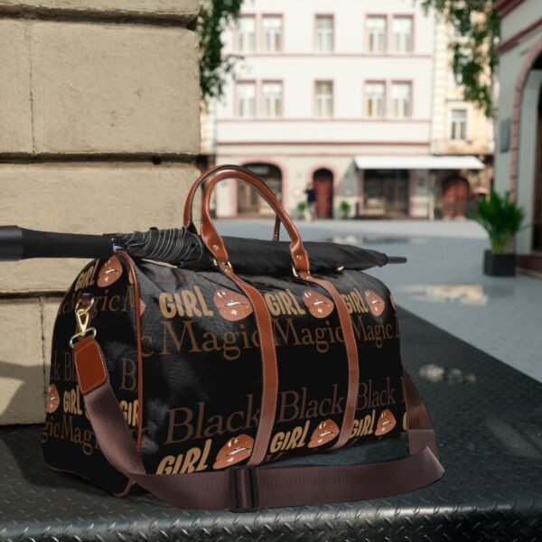 Black Girl Magic Waterproof Travel Bag