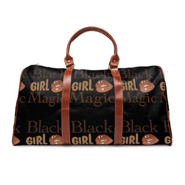 Black Girl Magic Waterproof Travel Bag - Image 3