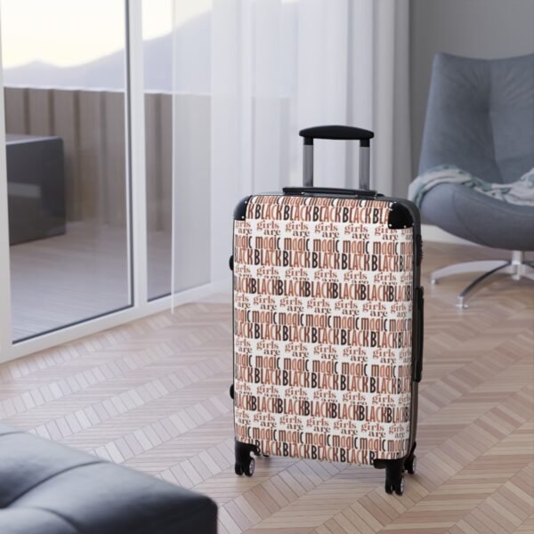 Black Girls Are Magic Carry -On-Suitcase - Image 14