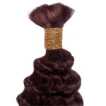 Burgundy Deep Wave Bulk Hair