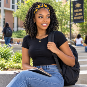Kinky Curly Headband Wig
